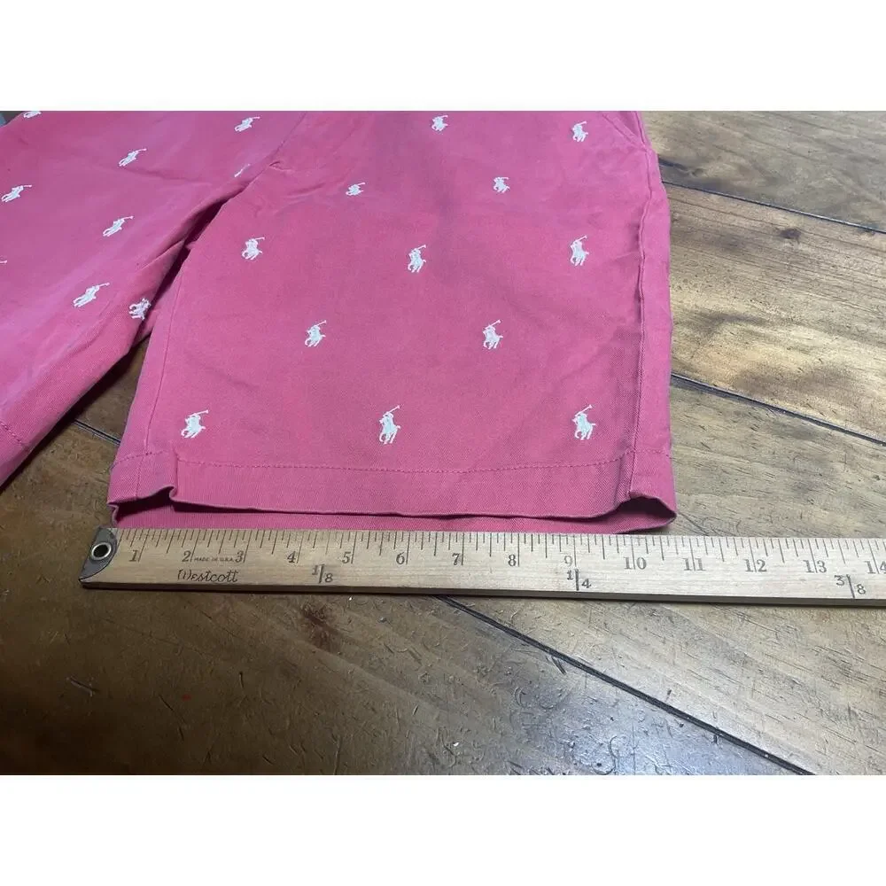 Polo Ralph Lauren Shorts Men's Size 31 Pink All Over Pony Print